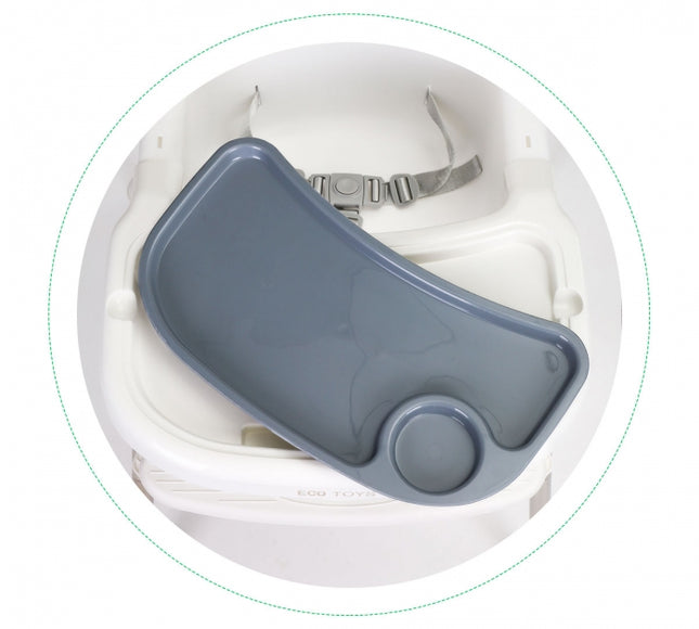Scaun de masa 2 in 1 Ecotoys HC-135 - Alb