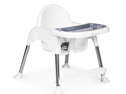 Scaun de masa 2 in 1 Ecotoys HC-135 - Alb