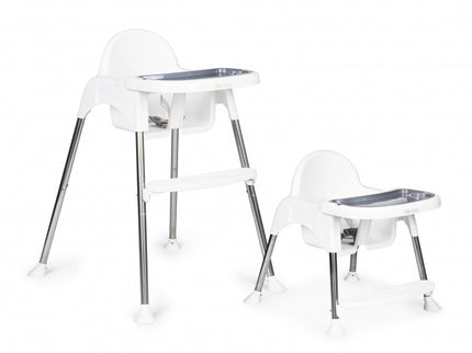 Scaun de masa 2 in 1 Ecotoys HC-135 - Alb