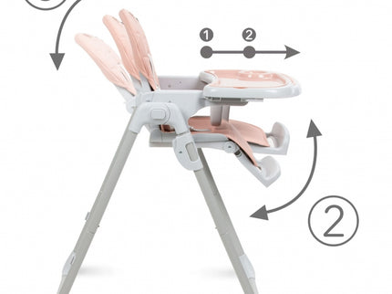 Scaun de masa multifunctional Kidwell BENO - Pink