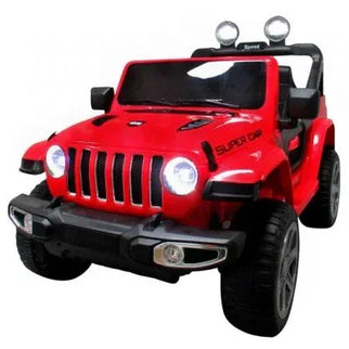 Jeep electric 4 X 4 cu telecomanda R-Sport X4 TS-938 - Rosu - Resigilat (lumini nefunctionale) - Bebeboo - Totul pentru copii. Jucării, Hăinuțe, Perne, Mobilier, Textile