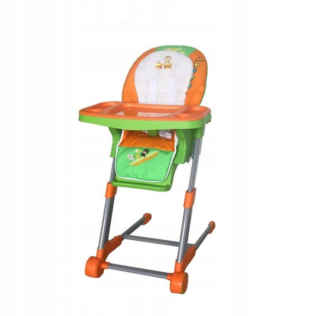 Scaun de masa pentru copii EURObaby HC11-7 - Portocaliu