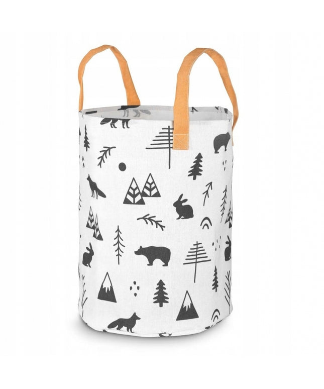 Cos mare pentru depozitarea jucariilor Nukido - Alb