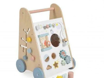 Antemergator educational din lemn Ecotoys 2145 - Bebeboo - Totul pentru copii. Jucării, Hăinuțe, Perne, Mobilier, Textile