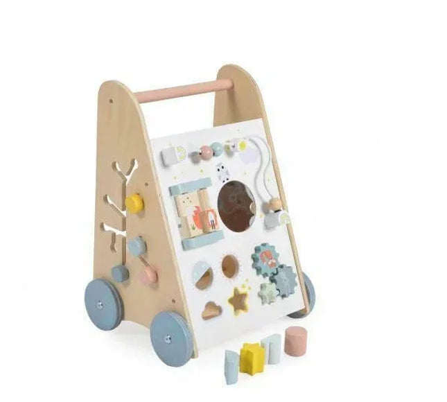 Antemergator educational din lemn Ecotoys 2145 - Bebeboo - Totul pentru copii. Jucării, Hăinuțe, Perne, Mobilier, Textile