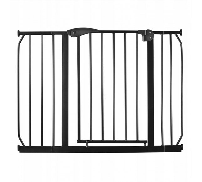 Poarta siguranta 75-115 cm Nukido 718300 - Negru