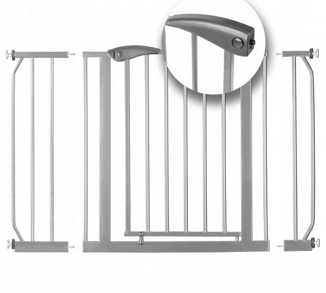 Poarta siguranta 75-115 cm Nukido 718301 - Gri