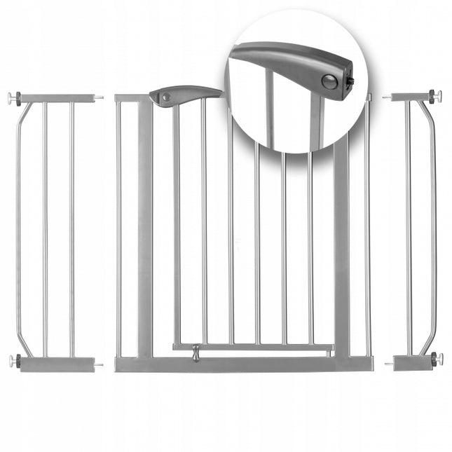 Poarta siguranta 75-115 cm Nukido 718301 - Gri