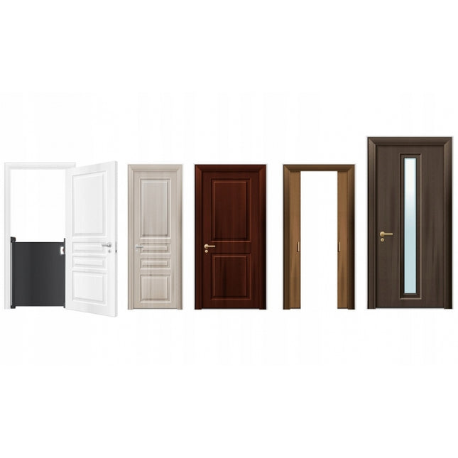 Bariera de protectie pentru scari si usi, 50-140 cm, Nukido 718400 - Negru