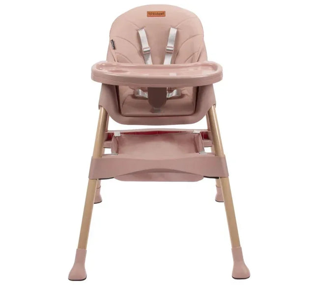 Scaun de masa 2 in 1 Kidwell KARIMI - Roz - Bebeboo - Totul pentru copii. Jucării, Hăinuțe, Perne, Mobilier, Textile