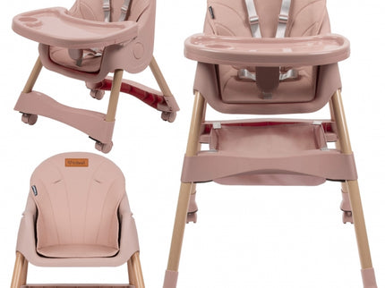 Scaun de masa 2 in 1 Kidwell KARIMI - Roz