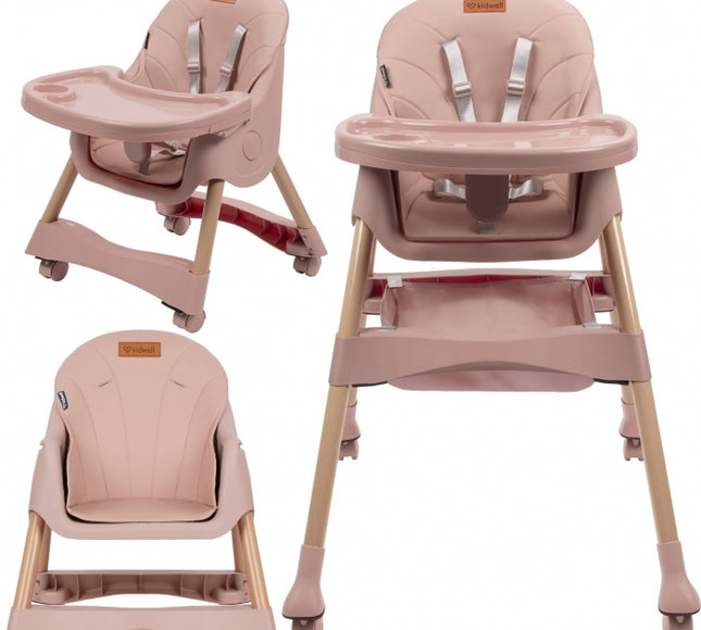 Scaun de masa 2 in 1 Kidwell KARIMI - Roz