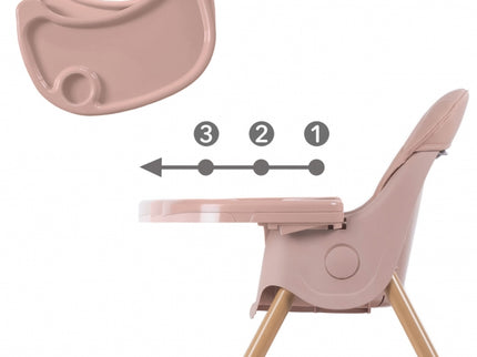 Scaun de masa 2 in 1 Kidwell KARIMI - Roz