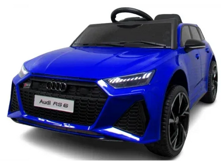 Masinuta electrica cu telecomanda Audi RS6 R-Sport - Albastru - Bebeboo - Totul pentru copii. Jucării, Hăinuțe, Perne, Mobilier, Textile