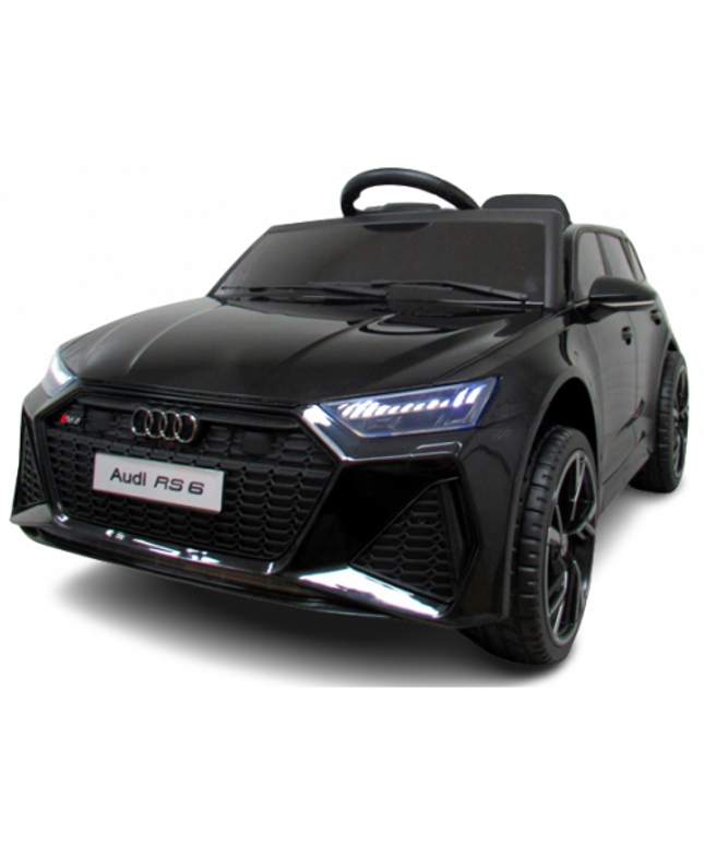 Masinuta electrica cu telecomanda Audi RS6 R-Sport - Negru