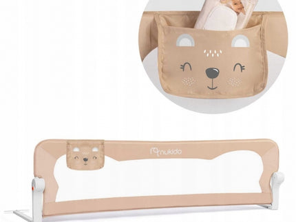 Bariera de protectie pentru pat 150 x 35 x 42 cm Nukido 722201 - Bej