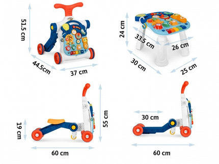 Antemergator educational 4 in 1 Ricokids 781900 - Albastru