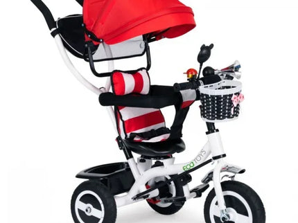 Tricicleta cu sezut rotativ Ecotoys JM-066-9L - Rosie - Bebeboo - Totul pentru copii. Jucării, Hăinuțe, Perne, Mobilier, Textile