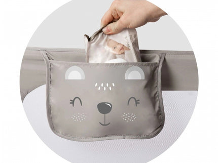 Bariera de protectie pentru pat 150 x 35 x 66 cm Nukido 722300 - Gri