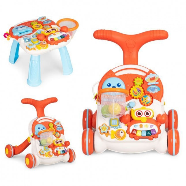 Antemergator educational 2 in 1 Huanger HE0829 - Alb cu rosu