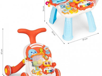 Antemergator educational 2 in 1 Huanger HE0829 - Alb cu rosu