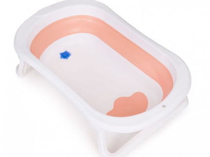 Cadita de baie cu dop de scurgere Ecotoys HA-B27 - Roz