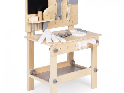 Banc de lucru din lemn cu accesorii pentru copii Ecotoys W03D076E