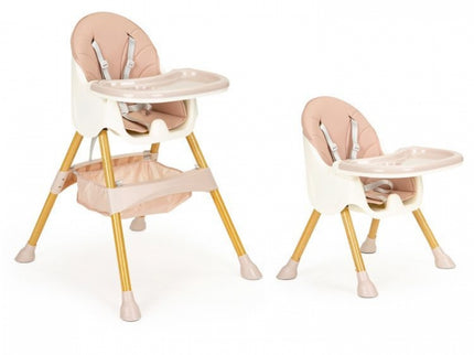 Scaun de masa 2 in 1 Ecotoys HC-823S - Roz