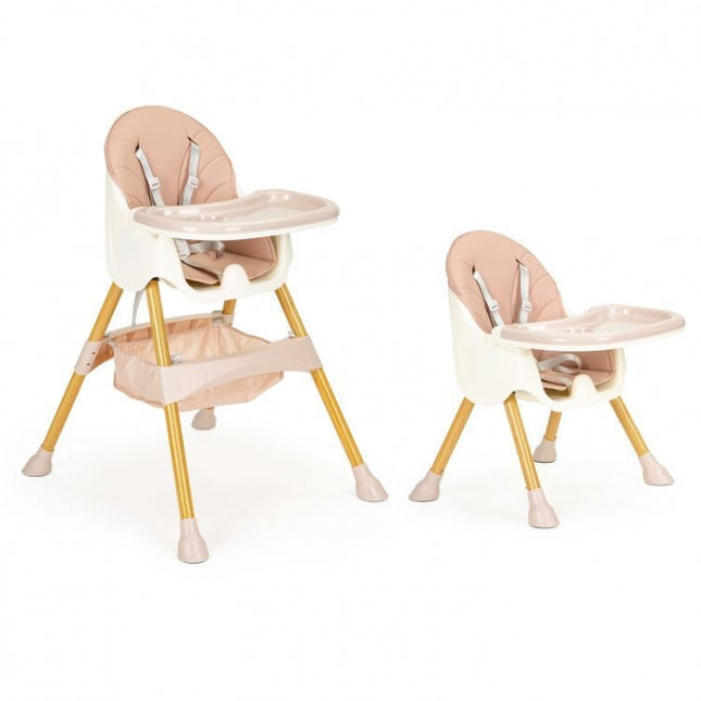 Scaun de masa 2 in 1 Ecotoys HC-823S - Roz