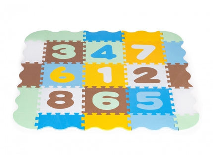 Salteluta de joaca din spuma EVA, educativa, cu 25 de piese Ecotoys 32511 - Multicolor