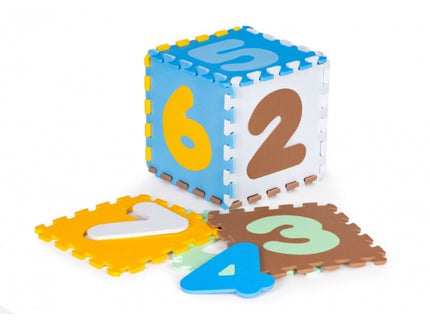 Salteluta de joaca din spuma EVA, educativa, cu 25 de piese Ecotoys 32511 - Multicolor