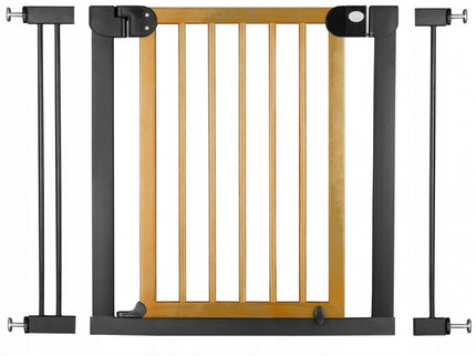Poarta siguranta 76-104 cm Nukido - Metal + Lemn
