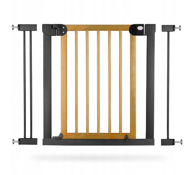 Poarta siguranta 76-104 cm Nukido - Metal + Lemn