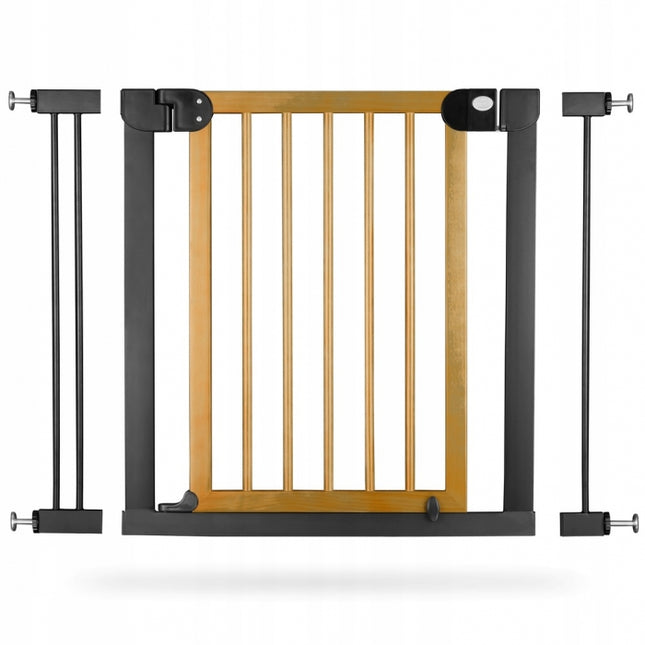 Poarta siguranta 76-104 cm Nukido - Metal + Lemn