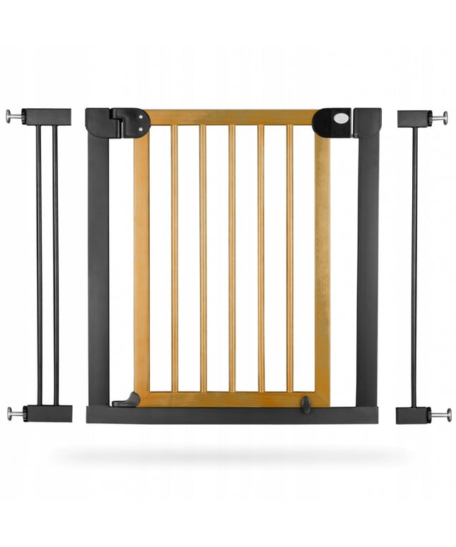 Poarta siguranta 76-104 cm Nukido - Metal + Lemn