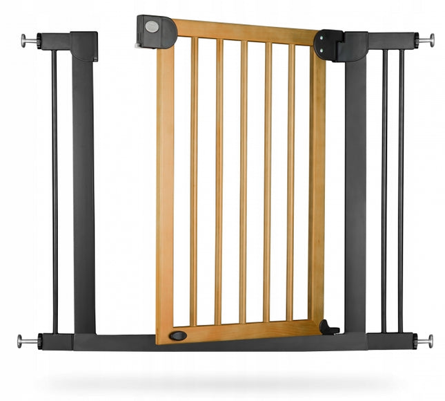 Poarta siguranta 76-104 cm Nukido - Metal + Lemn