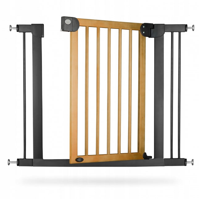 Poarta siguranta 76-104 cm Nukido - Metal + Lemn