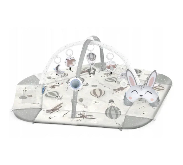 Salteluta de joaca educativa 3 in 1 Nukido 730102 - Gri - Bebeboo - Totul pentru copii. Jucării, Hăinuțe, Perne, Mobilier, Textile
