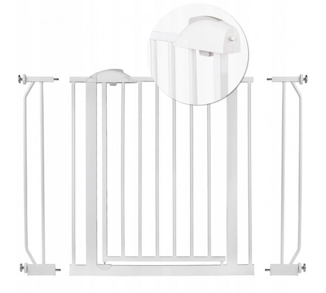 Poarta siguranta 75-105 cm Nukido 718100 - Alb