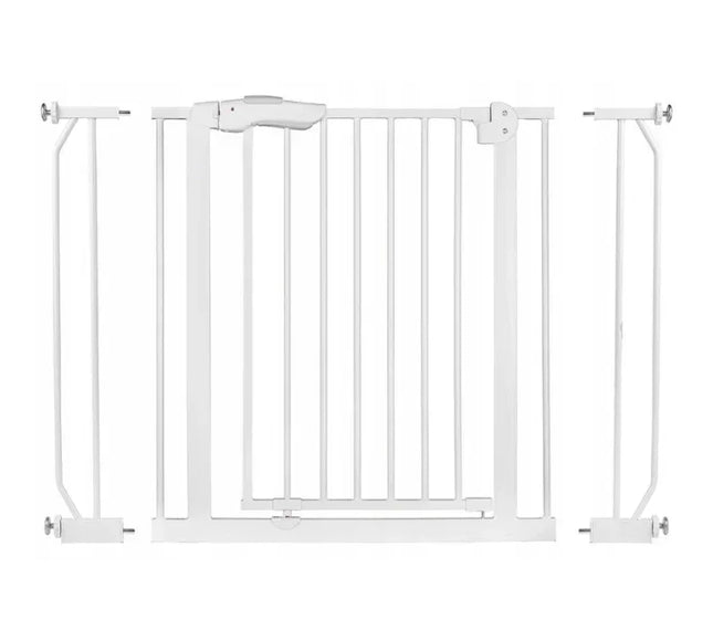 Poarta siguranta 75-105 cm Nukido 718000 - Alb - Bebeboo - Totul pentru copii. Jucării, Hăinuțe, Perne, Mobilier, Textile
