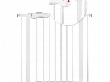Poarta siguranta 75-85 cm Nukido 718001 - Alb