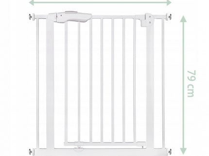 Poarta siguranta 75-85 cm Nukido 718001 - Alb