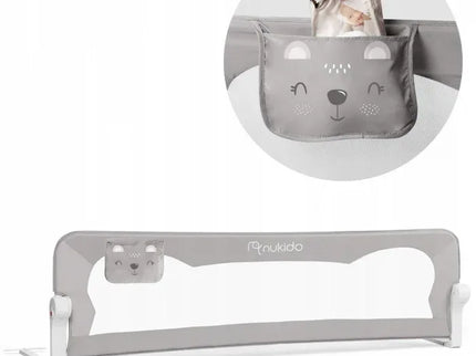 Bariera de protectie pentru pat 180 x 35 x 42 cm Nukido 722400 - Gri - Bebeboo - Totul pentru copii. Jucării, Hăinuțe, Perne, Mobilier, Textile