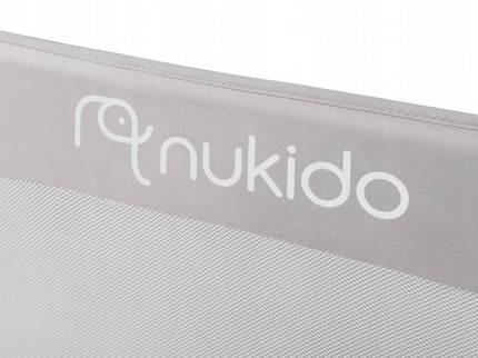 Bariera de protectie pentru pat 180 x 35 x 42 cm Nukido 722400 - Gri