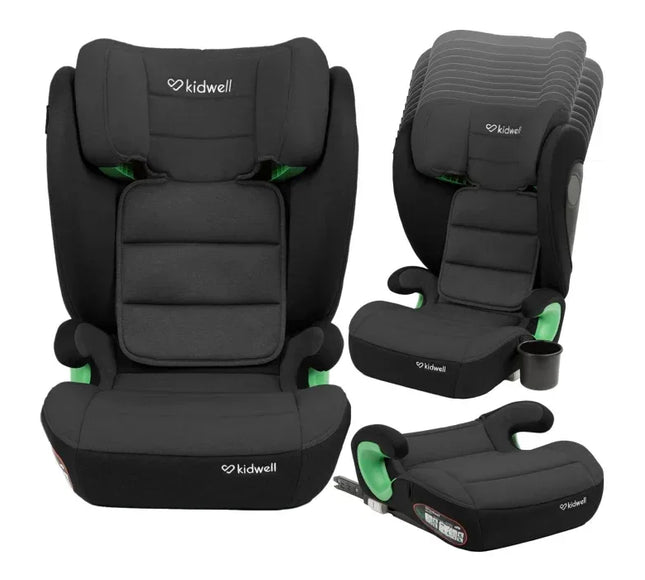 Scaun auto cu Isofix 15-36 Kg Kidwell Weston - Grey Black - Bebeboo - Totul pentru copii. Jucării, Hăinuțe, Perne, Mobilier, Textile