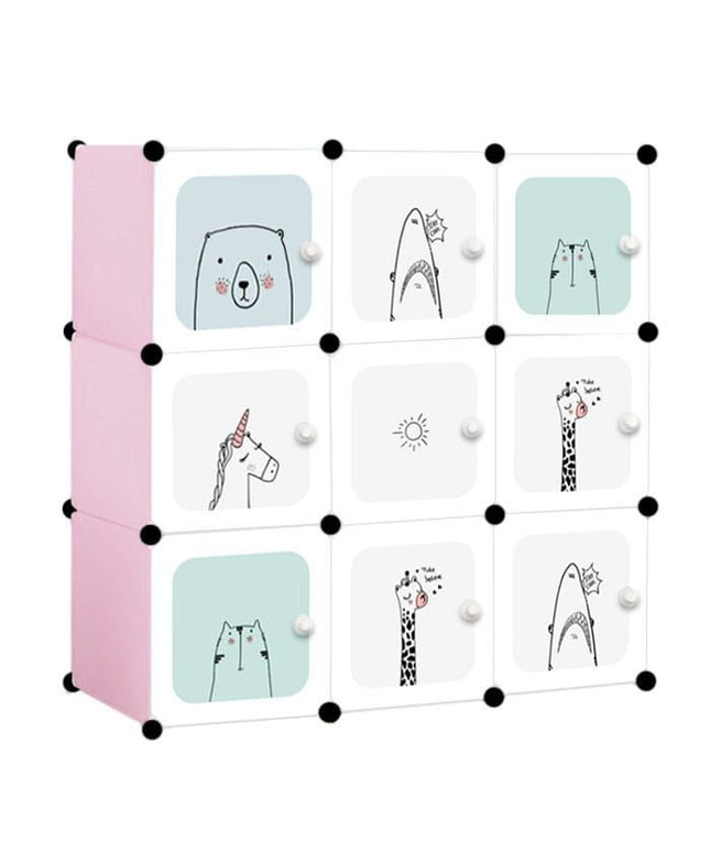 Raft modular cu 9 compartimente pentru camera copilului Ecotoys M15229_1