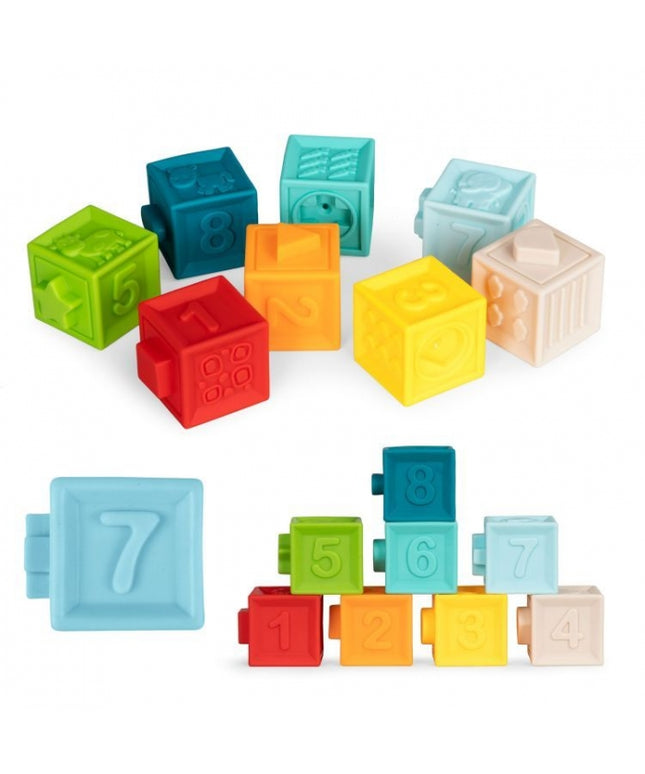 Blocuri senzoriale din cauciuc moale pentru copii Huanger HE0234