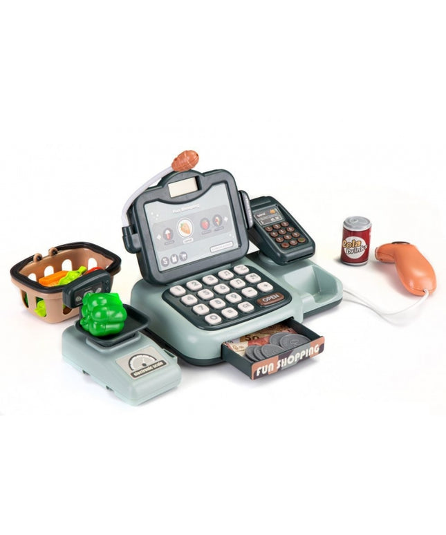 Casa de marcat cu sunete, accesorii si scanner Ecotoys HC483431