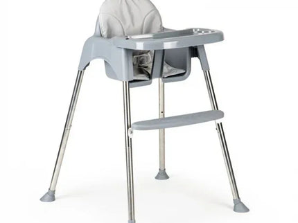 Scaun de masa 2 in 1 cu tapiterie Ecotoys HC-135C - Gri - Bebeboo - Totul pentru copii. Jucării, Hăinuțe, Perne, Mobilier, Textile