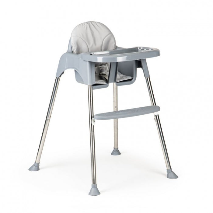 Scaun de masa 2 in 1 cu tapiterie Ecotoys HC-135C - Gri